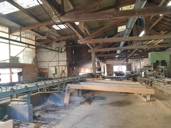 Atelier de sciage de bois La Chaise-Dieu